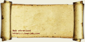 Hana Beslać vizit kartica